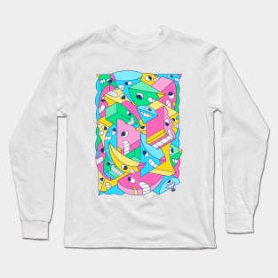 Smiley Angles Long Sleeve T-Shirt